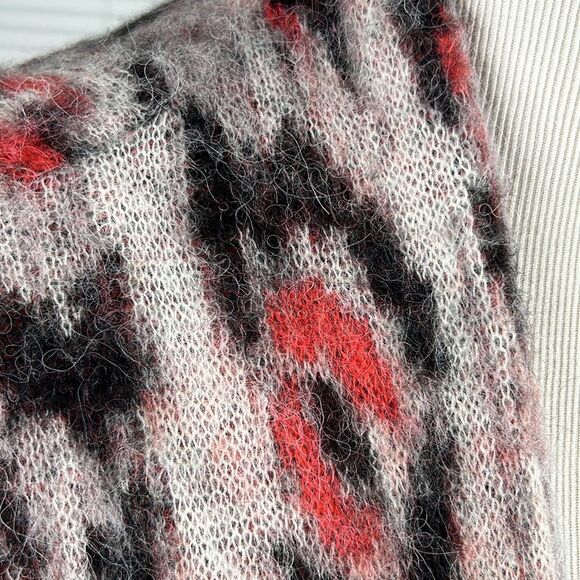 Anthropologie Zoey Leopard Cardigan Sweater Size Large - Picture 7 of 10